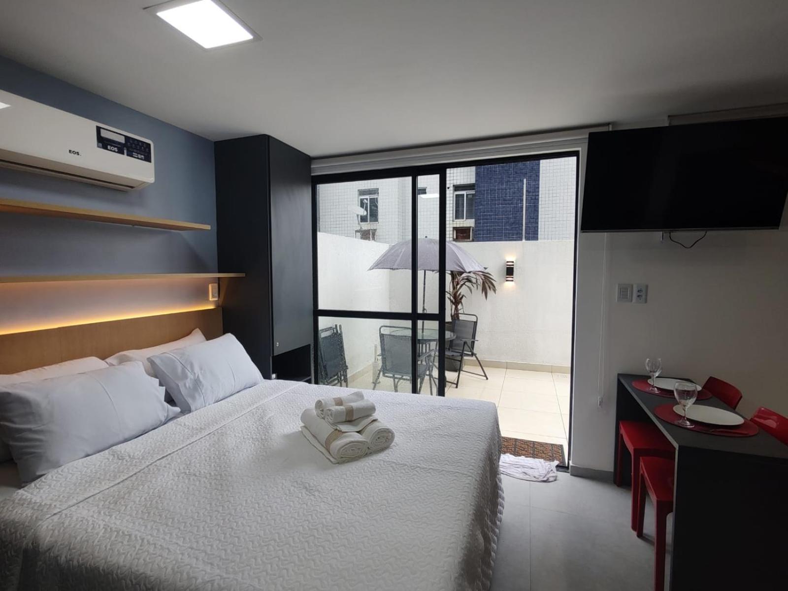 João Pessoa Flat 150M Da Praia Do Bessa Terreo Com Area Externa מראה חיצוני תמונה