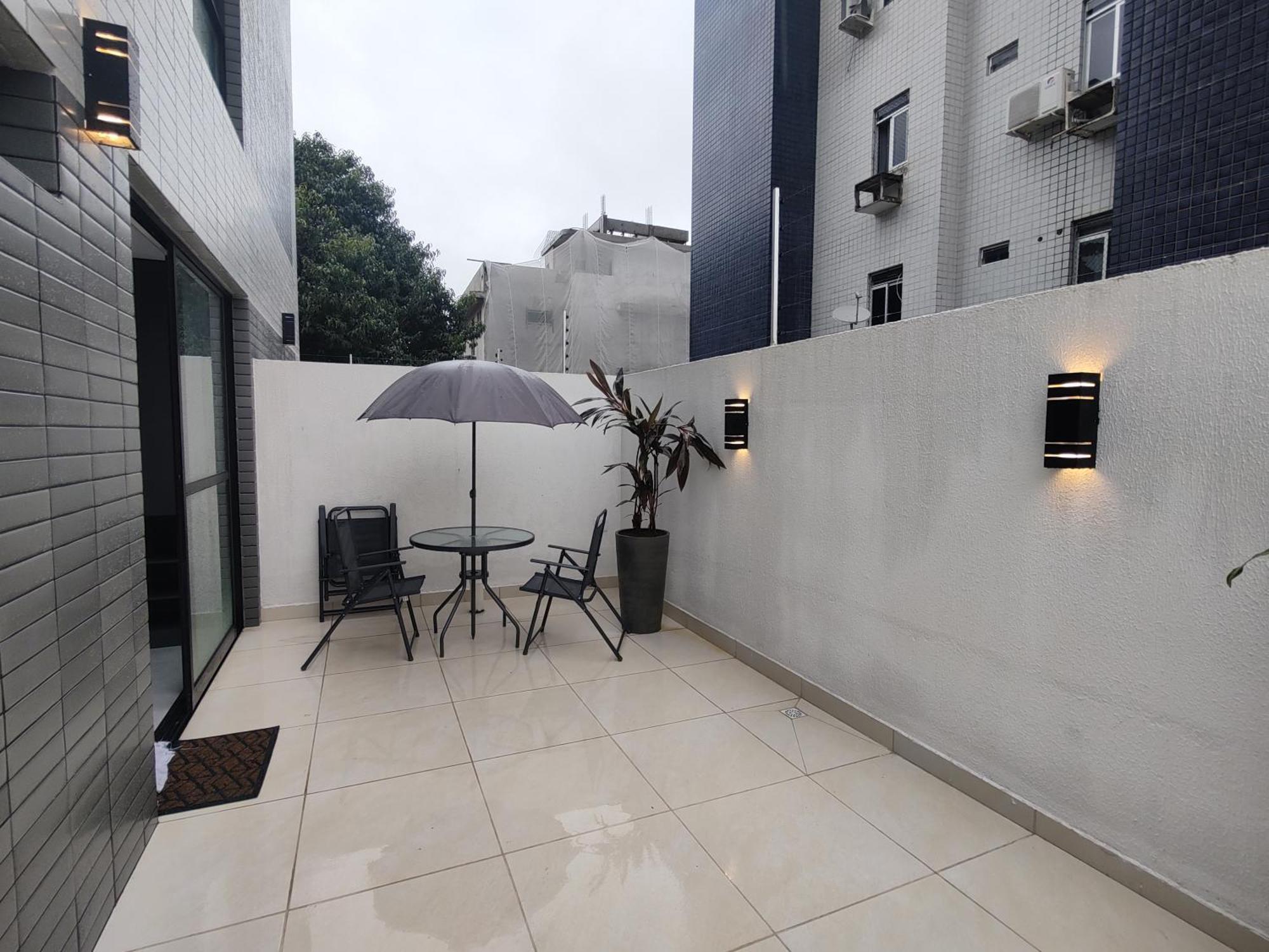 João Pessoa Flat 150M Da Praia Do Bessa Terreo Com Area Externa מראה חיצוני תמונה